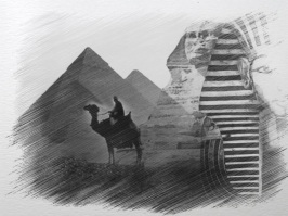 La civilización egipcia se desarrolló durante más de 3.000 años. Comenzó con la unificación de varias ciudades del valle del Nilo. Alrededor del 3150 a. C., y se da convencionalmente por terminado en el 31 a. C., cuando el Imperio romano conquistó y absorbió el Egipto ptolemaico, que desaparece como Estado.